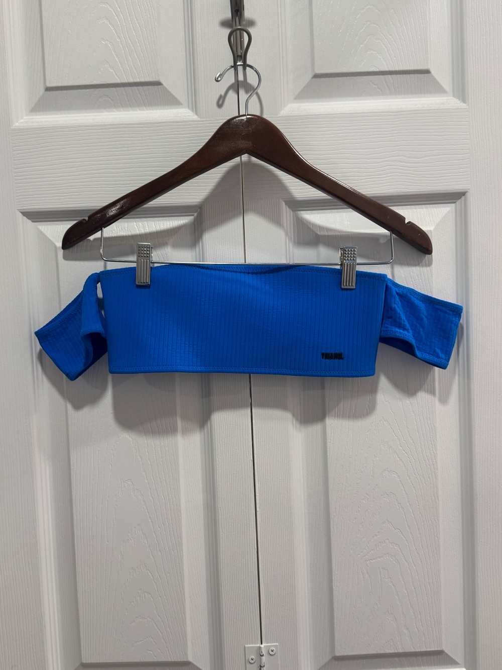 triangl swimwear Electric Blue Off-Shoulder Bikini Top or just a Everyday Top